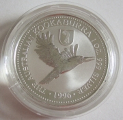 Australien 1 Dollar 1996 Kookaburra Basler Stab Privy