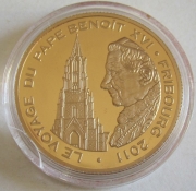 Ivory Coast 100 Francs 2011 Pope Benedict XVI Freiburg im Breisgau