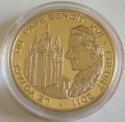 Benin 100 Francs 2011 Pope Benedict XVI Erfurt