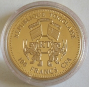 Togo 100 Francs 2011 Pope Benedict XVI Berlin