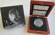 Niue 1 Dollar 2018 Space Mining 1 Oz Silver