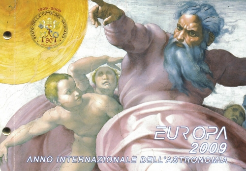 Vatican 2 Euro 2009 Year of Astronomy Philatelic Numismatic Cover PNC