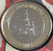 United Kingdom 2 Pounds 2015 100 Years World War I Royal Navy BU