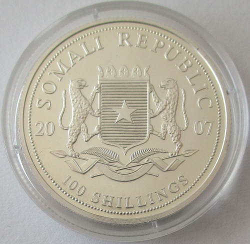Somalia 100 Shillings 2007 Elefant