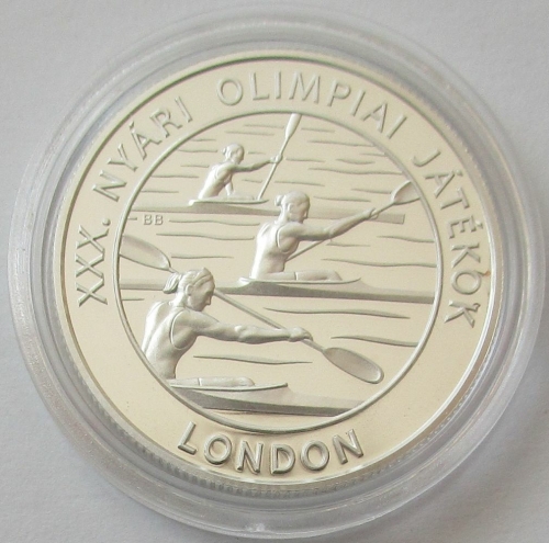 Hungary 3000 Forint 2012 Olympics London Canoeing Silver