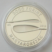 Hungary 3000 Forint 2012 Olympics London Canoeing Silver