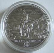 Cook Islands 5 Dollars 2017 Last Crusader Silver