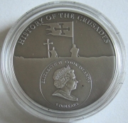 Cook Islands 5 Dollars 2009 First Crusade Silver