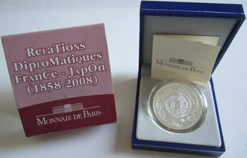 Frankreich 1,50 Euro 2008 150 Jahre Handel mit Japan Kanei-Thuho