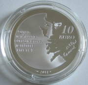 Frankreich 10 Euro 2011 Literatur LÉtranger von Albert Camus