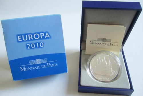 Frankreich 10 Euro 2010 Europa 1100 Jahre Abtei Cluny