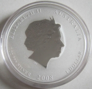 Australien 1 Dollar 2008 Lunar II Ratte