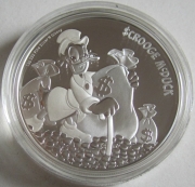 Niue 2 Dollars 2015 Disney Scrooge McDuck 1 Oz Silver