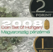 Hungary Coin Set 2008 Farewell to the 1 & 2 Forint Coins