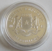 Somalia 100 Shillings 2015 Elephant 1 Oz Silver