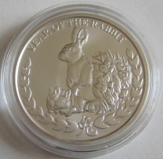 Somaliland 1000 Shillings 2011 Lunar Rabbit 1 Oz Silver