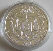 Somaliland 1000 Shillings 2012 Lunar Dragon 1 Oz Silver