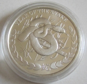 Somaliland 1000 Shillings 2013 Lunar Snake 1 Oz Silver