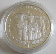 Somaliland 1000 Shillings 2015 Lunar Goat / Sheep 1 Oz...