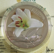 Weißrussland 10 Rubel 2013 Beauty of Flowers Lilie