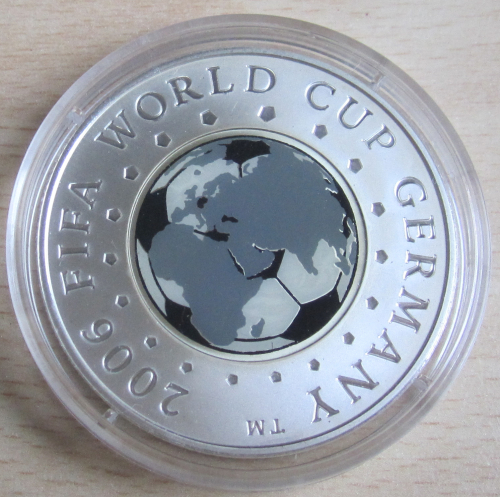 Belarus 20 Roubles 2005 Football World Cup in Germany Silver