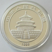 China 10 Yuan 1998 Panda Shanghai Mint (Small Date) 1 Oz...