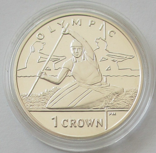 Isle of Man 1 Crown 2012 Olympia London Kanu & Rudern
