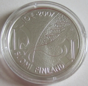 Finland 10 Euro 2007 Mikael Agricola Silver Proof