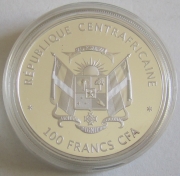 Central African Republic 100 Francs 2015 WWF Grandidiers...