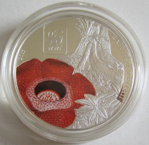 Central African Republic 100 Francs 2015 WWF Rafflesia