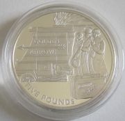 Jersey 5 Pounds 2004 Railroads Golden Arrow Silver