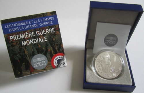 France 10 Euro 2014 100 Years World War I Silver