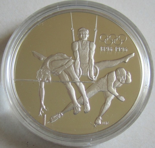 Canada 15 Dollars 1992 100 Years Olympics Athletes 1 Oz Silver