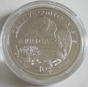 Cook Islands 10 Dollars 2011 Five Continents Africa 1 Oz...