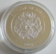 Tonga 1 Paanga 1993 Protect Our World Alexander von Humboldt Silver