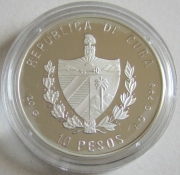 Kuba 10 Pesos 1994 Protect Our World Natur & Industrie
