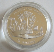 Fiji 10 Dollars 1993 Protect Our World Insel