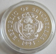 Seychelles 25 Rupees 1993 Protect Our World Aldabra Atoll...