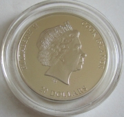 Cook Islands 20 Dollars 2013 Masterpieces of Art Niccolò Bambini 3 Oz Silver