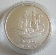 Cook Islands 1 Dollar 2015 Bounty 1 Oz Silver