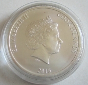 Cook Islands 1 Dollar 2015 Bounty 1 Oz Silver