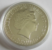 United Kingdom 2 Pounds 1999 Britannia 1 Oz Silver