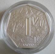 Lettland 1 Lats 2007 Coin of Digits