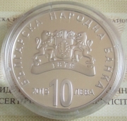 Bulgaria 10 Leva 2015 130 Years Unification Silver