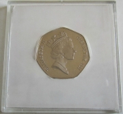 Gibraltar 50 Pence 1991 Christmas BU