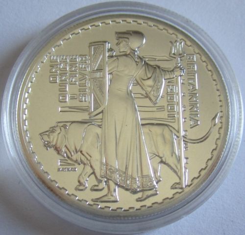 United Kingdom 2 Pounds 2001 Britannia 1 Oz Silver
