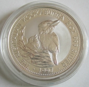Australia 2 Dollars 1997 Kookaburra 2 Oz Silver