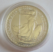 United Kingdom 2 Pounds 2002 Britannia 1 Oz Silver