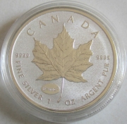 Canada 5 Dollars 2015 Maple Leaf Einstein Privy 1 Oz Silver