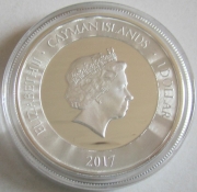 Cayman Islands 1 Dollar 2017 Marlin 1 Oz Silver